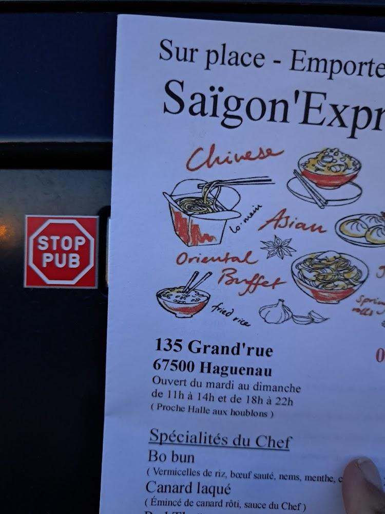 Saigon Express - Menu Image 1